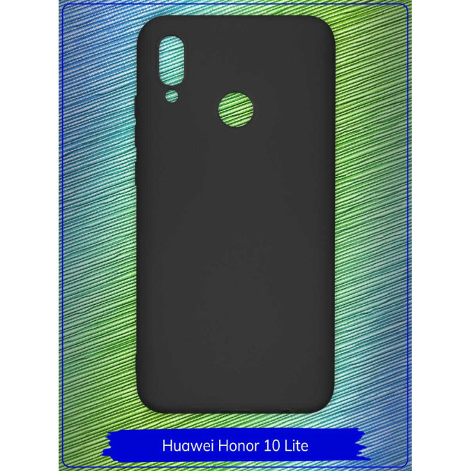 Чехол для Huawei Honor 10 Lite / Huawei P Smart (2019). Силиконовый. Черный.