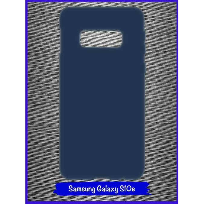 Чехол для Samsung Galaxy S10e / Samsung Galaxy S10 Lite. Силиконовый. Темно-синий.