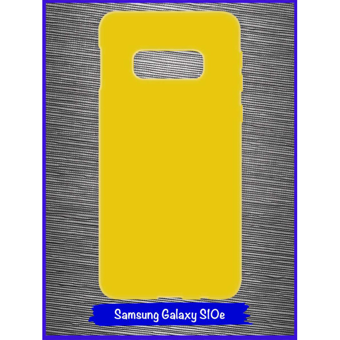 Чехол для Samsung Galaxy S10e / Samsung Galaxy S10 Lite. Силиконовый. Желтый.