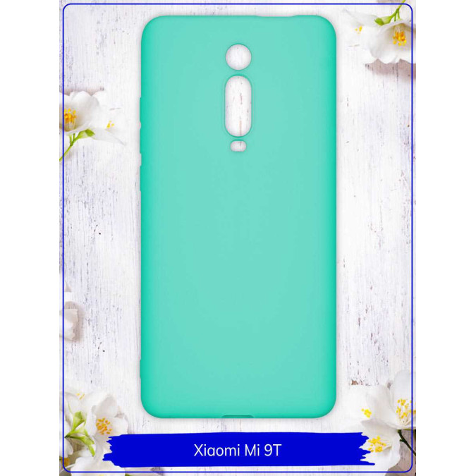 Чехол для Xiaomi Mi 9T / Xiaomi Mi 9T Pro / Xiaomi Redmi K20 / Xiaomi Redmi K20 Pro. Силиконовый. Бирюзовый.