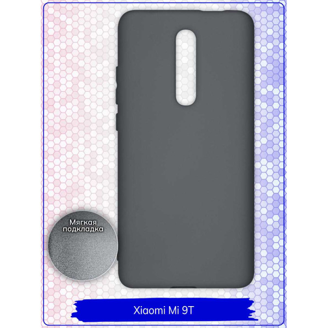 Чехол для Xiaomi Mi 9T / Xiaomi Mi 9T Pro / Xiaomi Redmi K20 / Xiaomi Redmi K20 Pro. Soft touch premium. Серый.