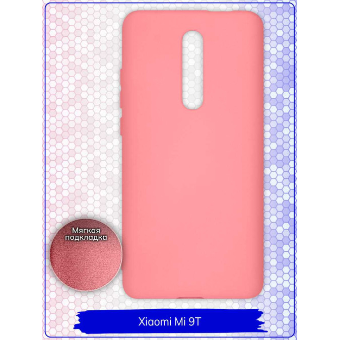 Чехол для Xiaomi Mi 9T / Xiaomi Mi 9T Pro / Xiaomi Redmi K20 / Xiaomi Redmi K20 Pro. Soft touch premium. Розовый.