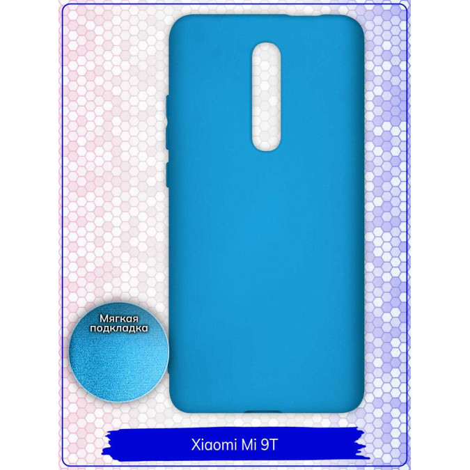 Чехол для Xiaomi Mi 9T / Xiaomi Mi 9T Pro / Xiaomi Redmi K20 / Xiaomi Redmi K20 Pro. Soft touch premium. Голубой.