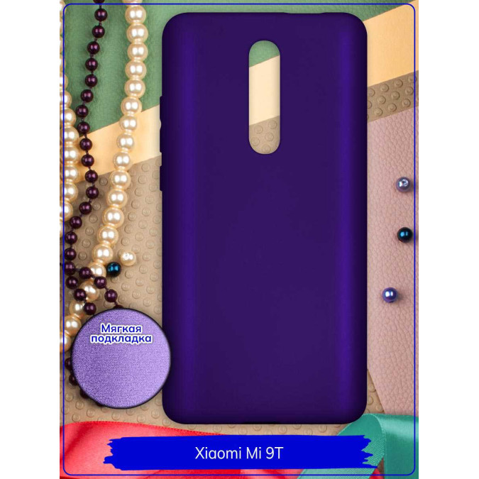 Чехол для Xiaomi Mi 9T / Xiaomi Mi 9T Pro / Xiaomi Redmi K20 / Xiaomi Redmi K20 Pro. Soft touch premium. Ярко-фиолетовый.