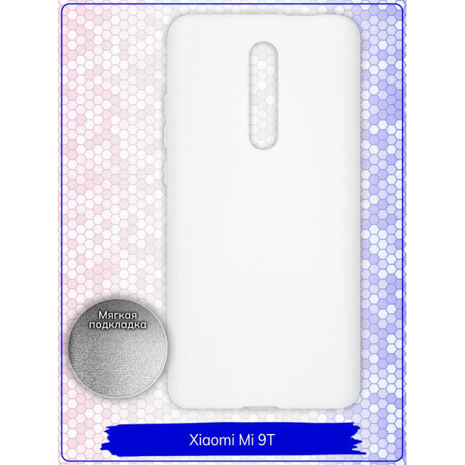 Чехол для Xiaomi Mi 9T / Xiaomi Mi 9T Pro / Xiaomi Redmi K20 / Xiaomi Redmi K20 Pro. Soft touch premium. Белый.