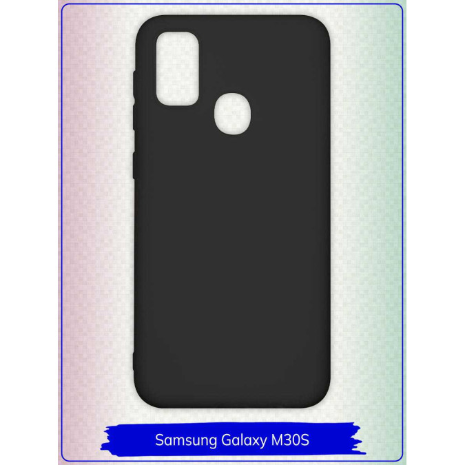 Чехол для Samsung Galaxy M30S. Силиконовый. Черный.