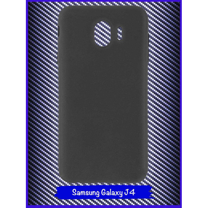 Чехол для Samsung Galaxy J4 2018. Силиконовый. Черный.