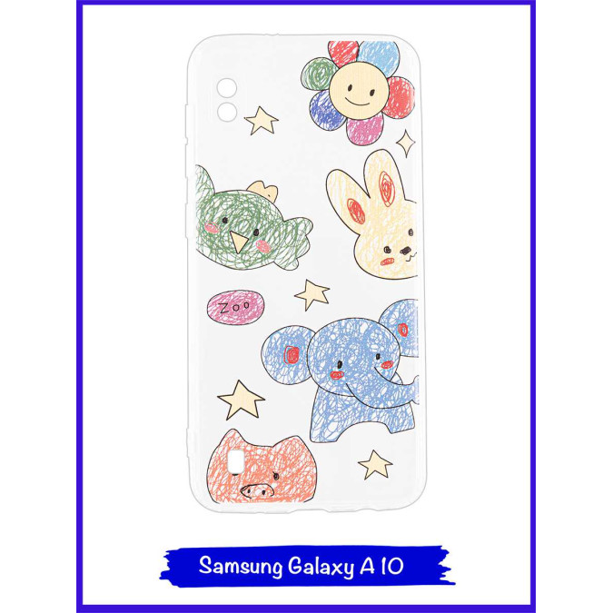 Чехол дизайнерский для Samsung Galaxy A10. Заяц.