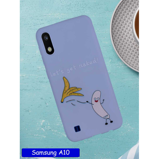 Чехол дизайнерский для Samsung Galaxy A10. Let's get naked!.