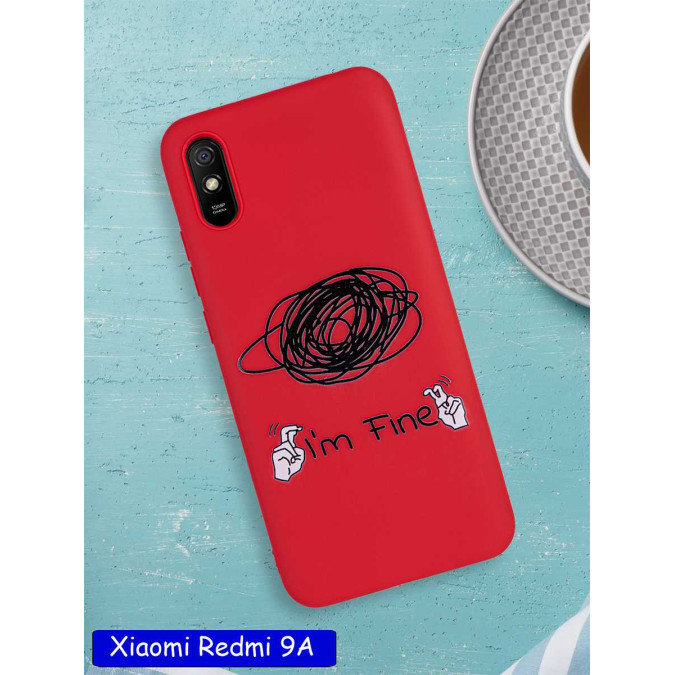 Чехол дизайнерский для Xiaomi Redmi 9A. I'm fine.