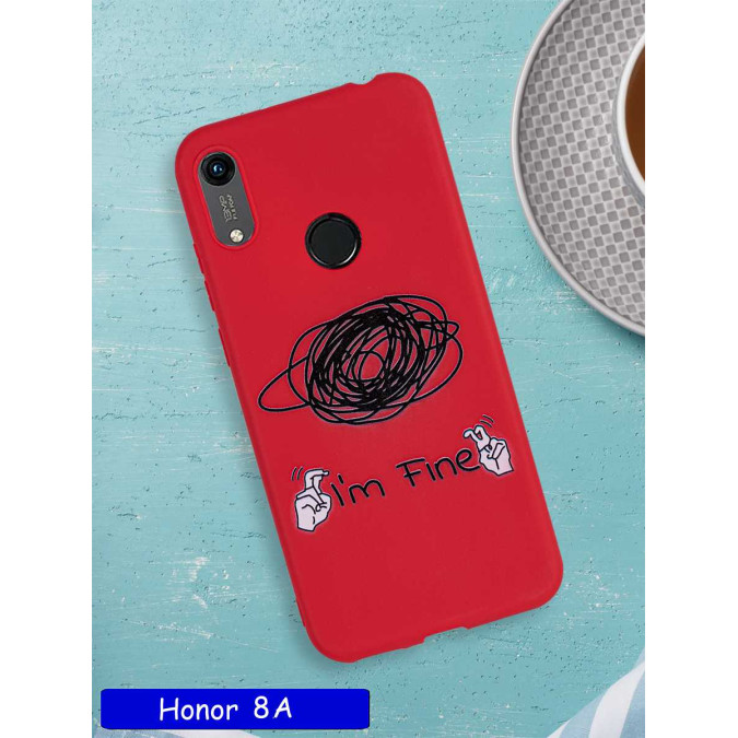 Чехол дизайнерский для Huawei Honor 8A / Huawei Y6s (2019) / Huawei Y6 Prime (2019). I'm fine.