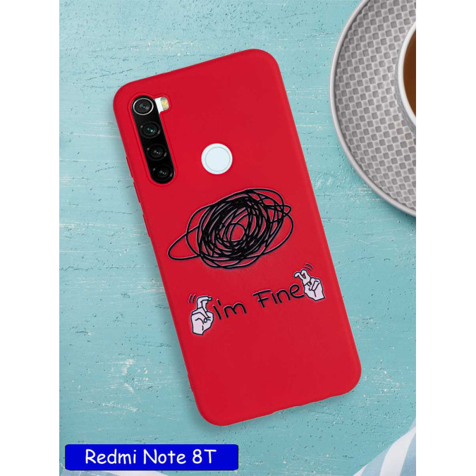 Чехол дизайнерский для Xiaomi Redmi Note 8T. I'm fine.