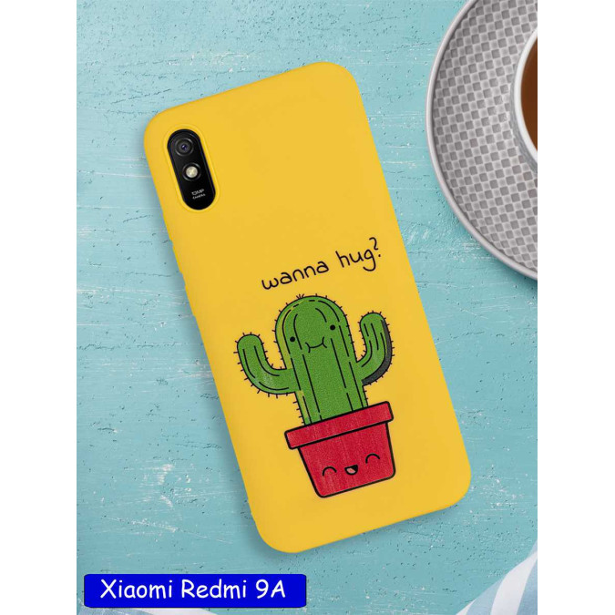 Чехол дизайнерский для Xiaomi Redmi 9A. Wanna hug?.