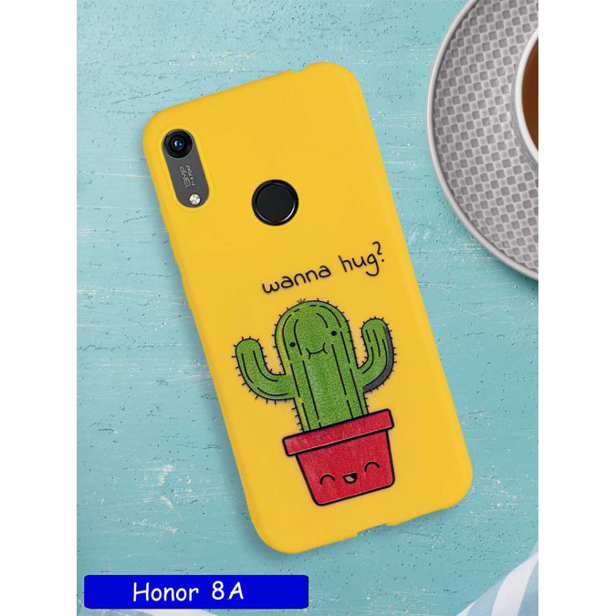 Чехол дизайнерский для Huawei Honor 8A / Huawei Y6s (2019) / Huawei Y6 Prime (2019). Wanna hug?.