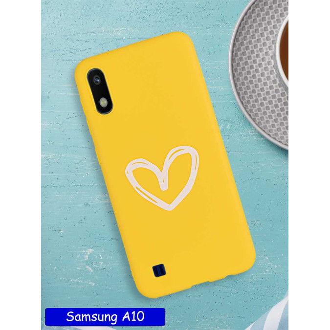 Чехол дизайнерский для Samsung Galaxy A10. Heart.