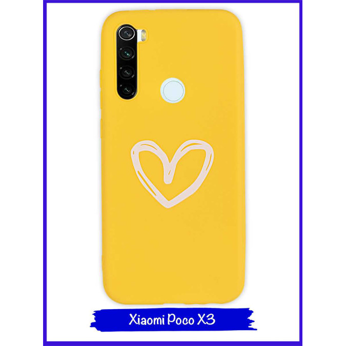 Чехол дизайнерский для Xiaomi Redmi Note 8T. Heart.