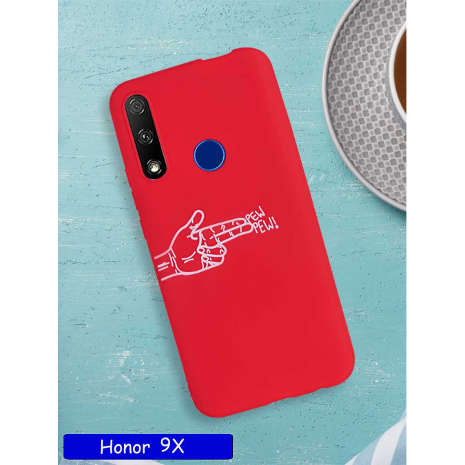 Чехол дизайнерский для Huawei Honor 9X / Huawei P Smart Z / Huawei Y9 Prime 2019. Pew pew!.