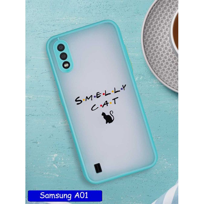 Чехол дизайнерский для Samsung Galaxy A01. Smelly Cat.