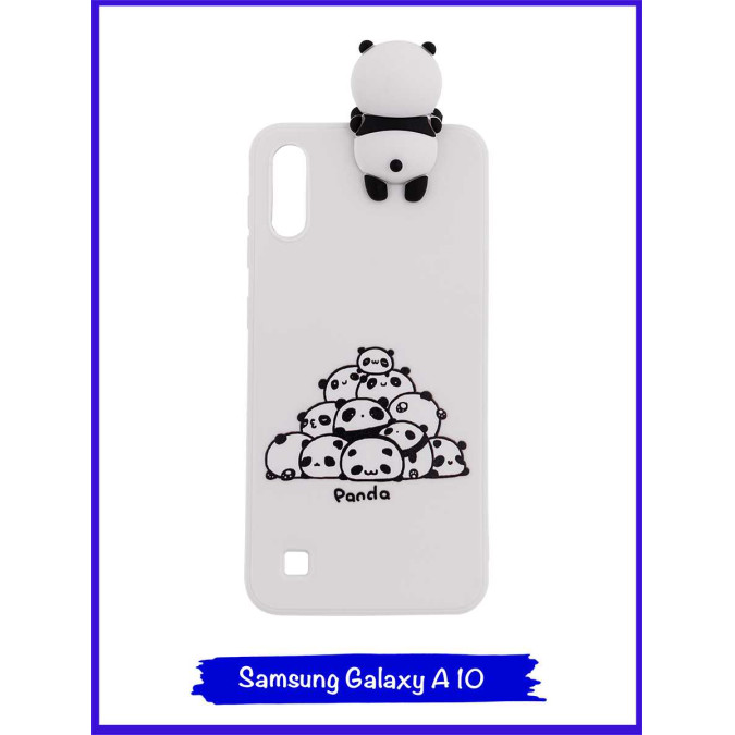 Чехол дизайнерский 3D для Samsung Galaxy A10. Панда.