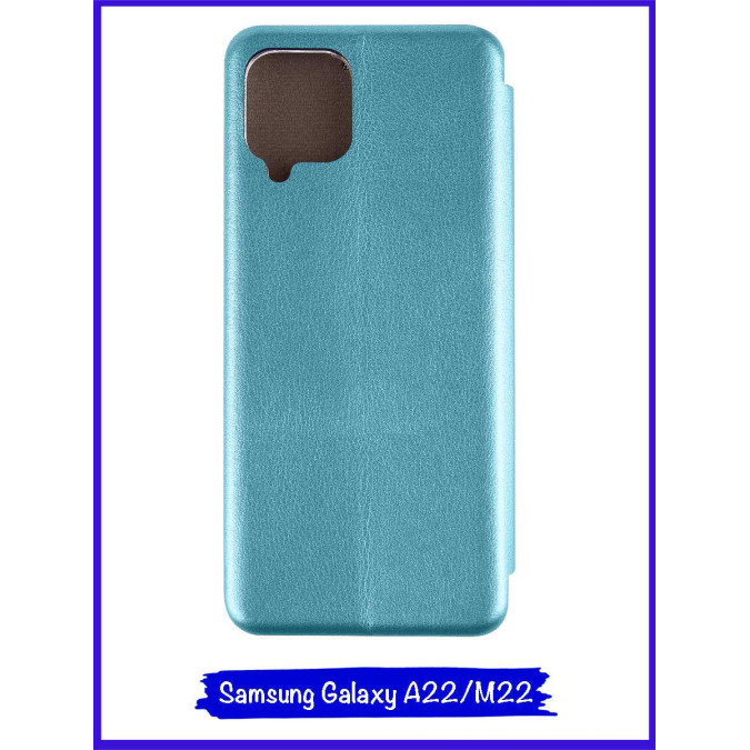 Чехол-книжка для Samsung Galaxy A22 / Samsung Galaxy M22. Голубой.