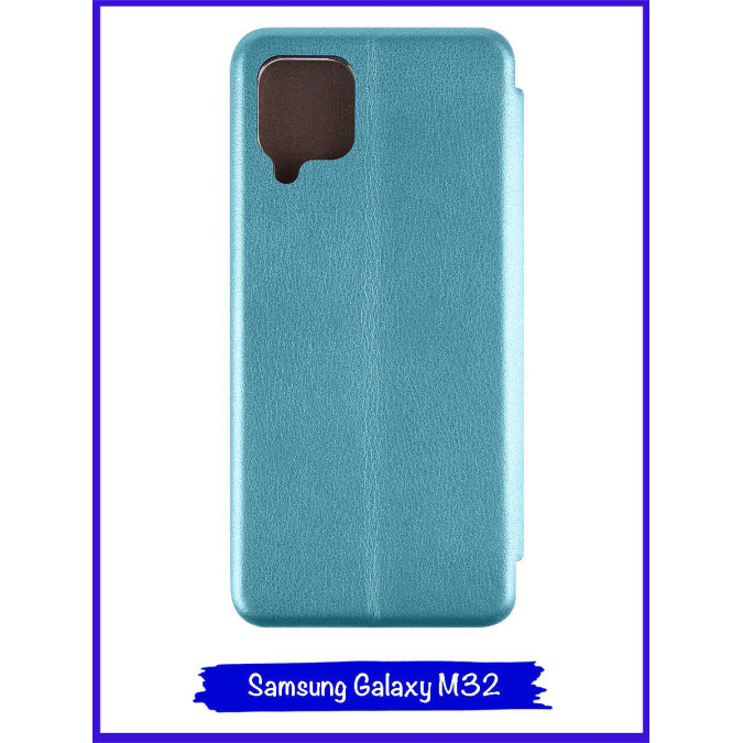 Чехол-книжка для Samsung Galaxy M32. Голубой.