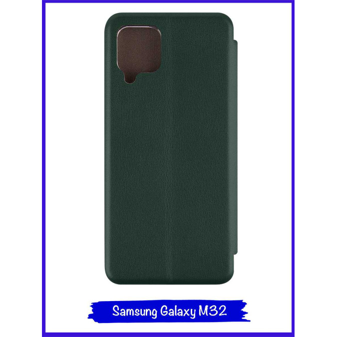 Чехол-книжка для Samsung Galaxy M32. Изумрудный.