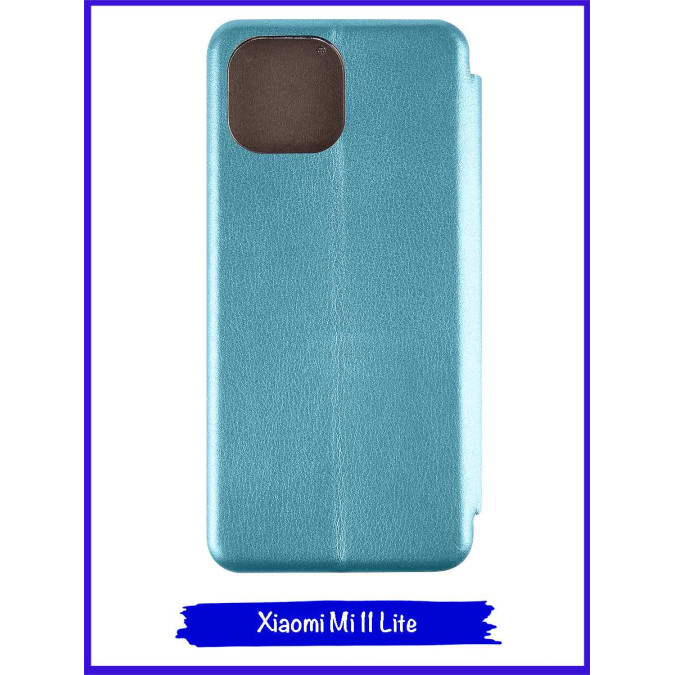 Чехол-книжка для Xiaomi Mi 11 Lite. Голубой.