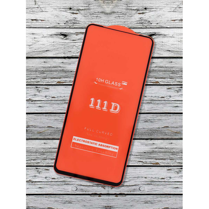 Стекло для Xiaomi Redmi Note 10T. 111D. Черная рамка.