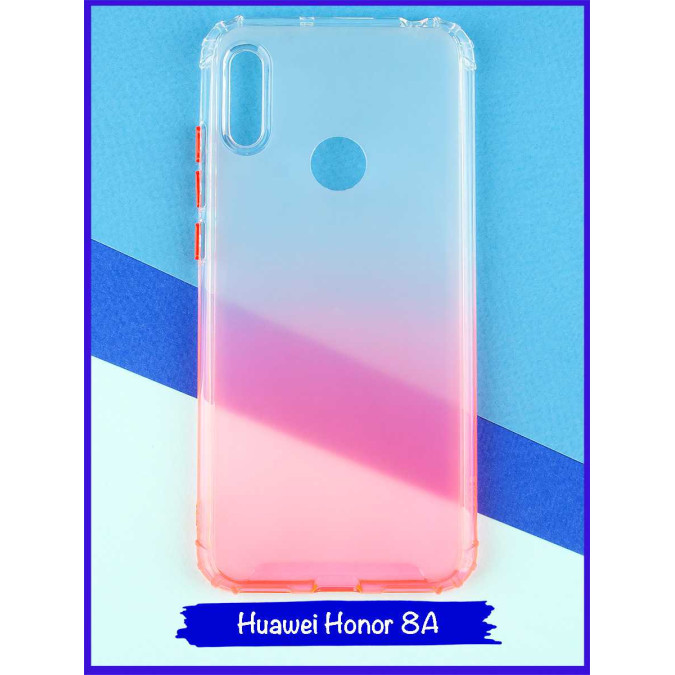 Чехол дизайнерский антишок для Huawei Honor 8A / Huawei Y6s (2019) / Huawei Y6 Prime (2019). Красный.