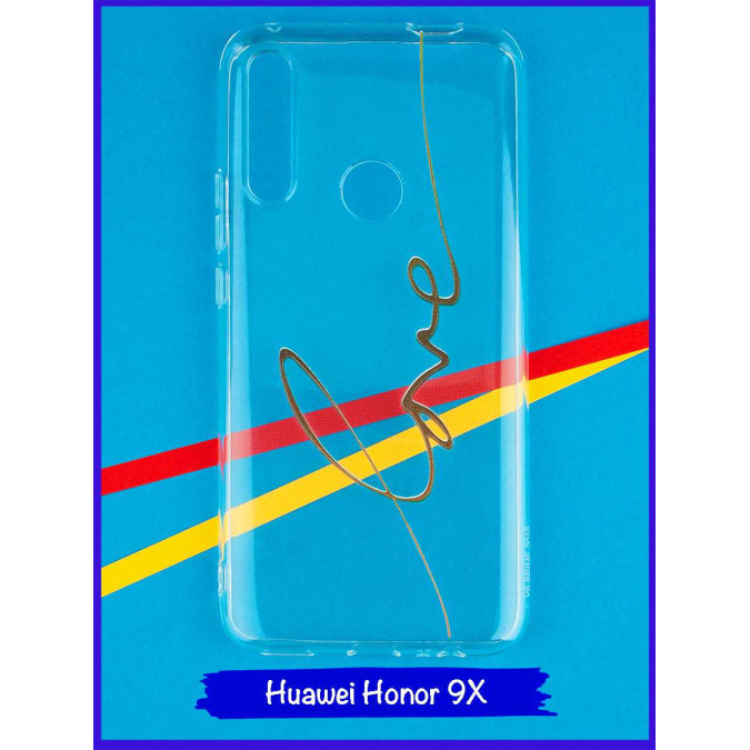 Чехол дизайнерский для Huawei Honor 9X / Huawei P Smart Z / Huawei Y9s / Huawei Y9 Prime 2019. Love.