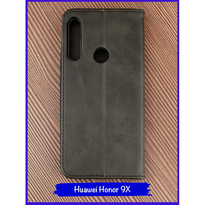 Чехол-книжка Ultra для Huawei Honor 9X / Huawei P Smart Z / Huawei Y9s / Huawei Y9 Prime 2019. Черный.