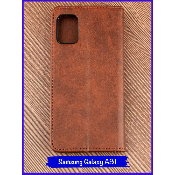 Чехол-книжка Ultra для Samsung Galaxy A31. Коричневый.