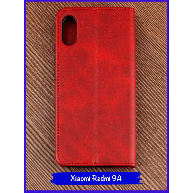 Чехол-книжка Ultra для Xiaomi Redmi 9А. Красный.