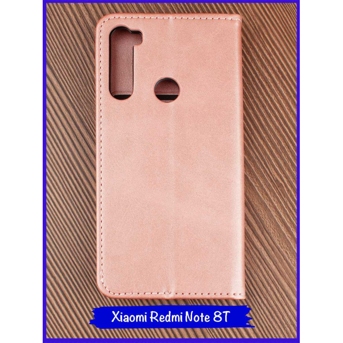 Чехол-книжка Ultra для Xiaomi Redmi Note 8T. Розовый.