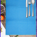 Коврик для сушки посуды. Голубой. Коврик для сушки посуды. Голубой.