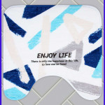 Коврик для ванной комнаты (под унитаз). Enjoy life. Коврик для ванной комнаты (под унитаз). Enjoy life.