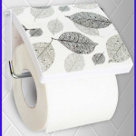 Держатель для туалетной бумаги. Листики.