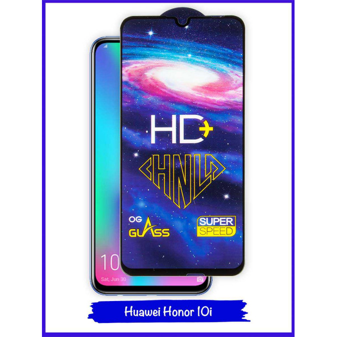 Стекло для Huawei Honor 10i. Black. CHNLD.