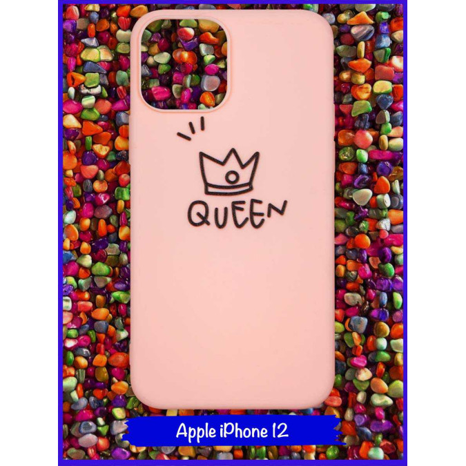 Чехол дизайнерский для Apple Iphone 12 6.1. Queen.