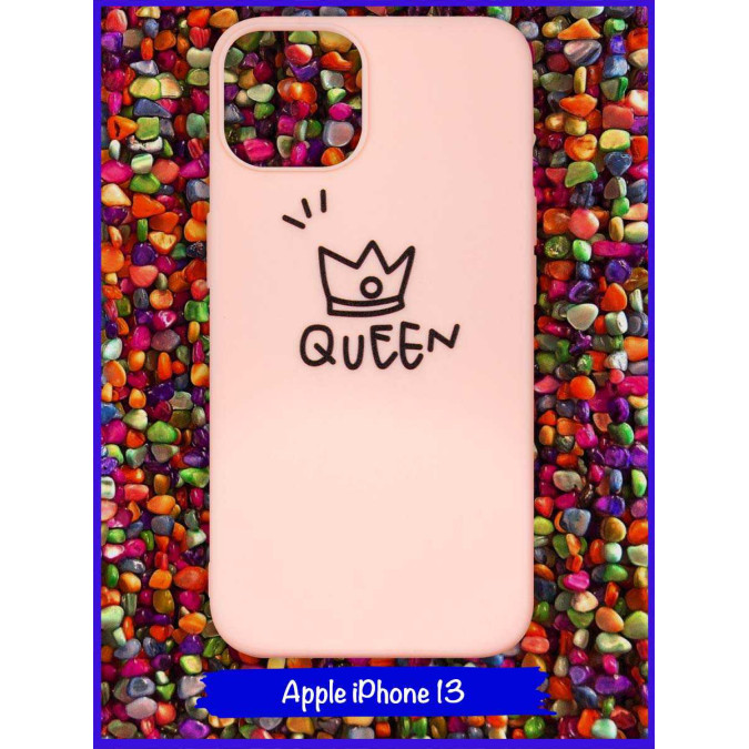 Чехол дизайнерский для Apple Iphone 13 6.1. Queen.