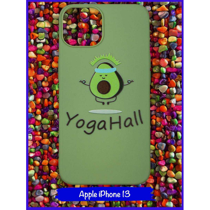 Чехол дизайнерский для Apple Iphone 13 6.1. YogaHall.