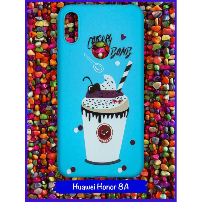 Чехол дизайнерский для Huawei Honor 8A / Huawei Y6s (2019) / Huawei Y6 Prime (2019). Cherry bomb (Ice cream).