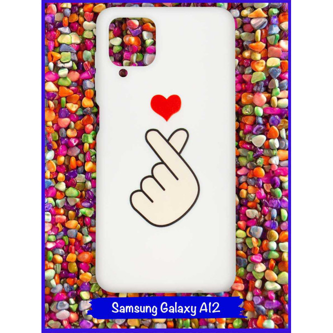 Чехол дизайнерский для Samsung Galaxy A12. Love.