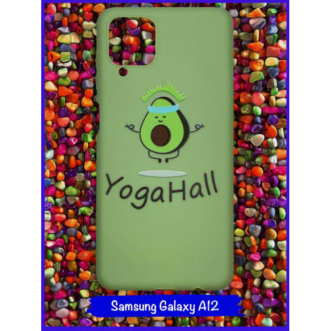 Чехол дизайнерский для Samsung Galaxy A12. YogaHall.