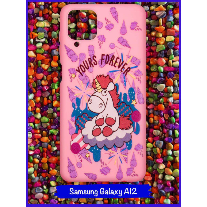 Чехол дизайнерский для Samsung Galaxy A12. Yours forever.