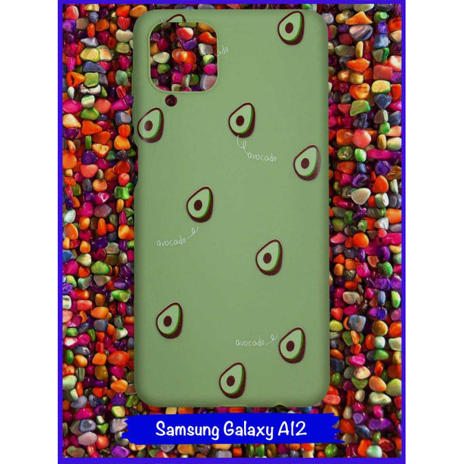 Чехол дизайнерский для Samsung Galaxy A12. Авокадо 4.