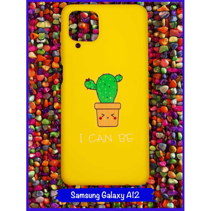 Чехол дизайнерский для Samsung Galaxy A12. Кактус / I can be.