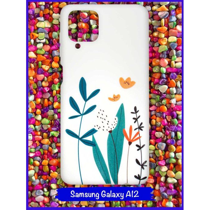 Чехол дизайнерский для Samsung Galaxy A12. Природа.