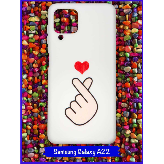 Чехол дизайнерский для Samsung Galaxy A22. Love.