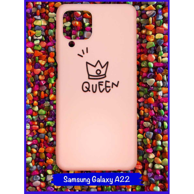 Чехол дизайнерский для Samsung Galaxy A22. Queen.